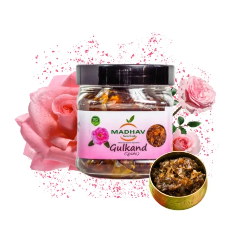 Pure Rose Petals Gulkand 500g - rose petal preserve | Vrukshasetu