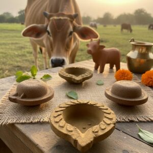 Cow Dung Diyas