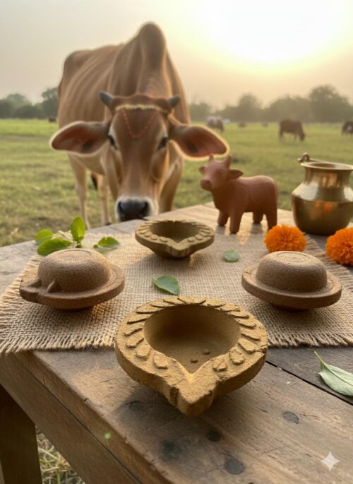 Cow Dung Diyas