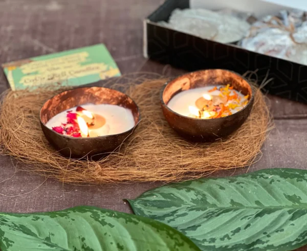 Coconut Shell Candles