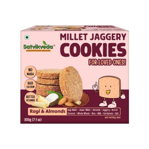 Ragi Almond Cookies
