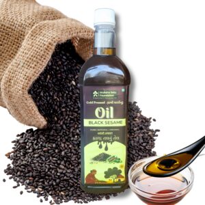 Black Sesame Oil - Cold Pressed